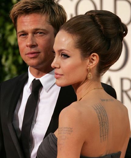 brad pitt pictures of angelina. Angelina Jolie and Brad Pitt